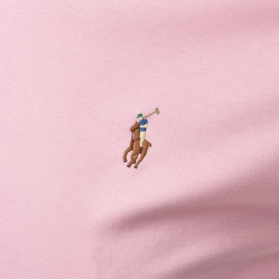 Alternative Image for ProductRalph Lauren Pima Crew Neck T Shirt Pink3